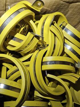 Ta03129h040nb Ta Aerospace Co 45 Ta03129h04nb Cushioned Loop Clamp Stainless Circle Type New
