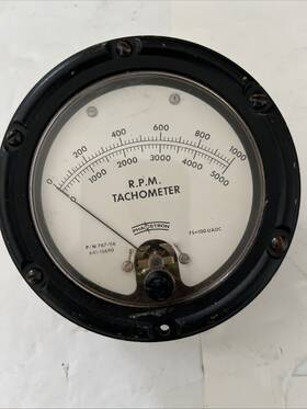 641-15690 Tachometer Phaostron Rpm Meter