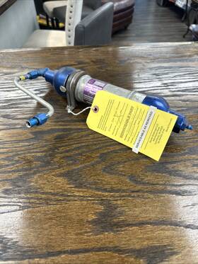 60856-1 Teledyne Accumulator Cylindrical Type Sn 1 Aircraft Hydraulic Component