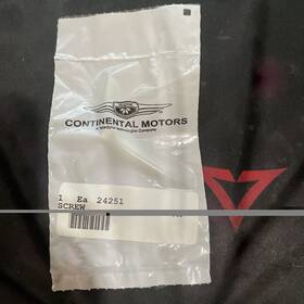 24251 Teledyne Continental Tcm Screw Hex New Old Stock In Original Packaging