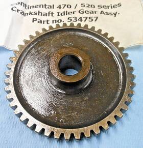534757 Teledyne Continental 470 / 520 Series Crankshaft Idler Gear Part No 534757 Teledyne Continental 470 / 520 Series Crankshaft Idler Gear Part No