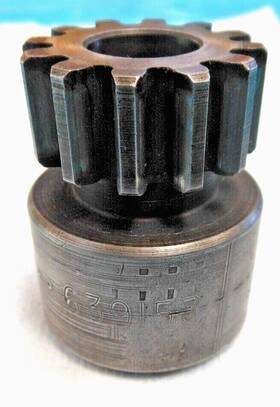 639153 Teledyne Continental 639153. 637272 O-200 O And Io-240 O-300 Key Start Equipped Starter Gear Clutch