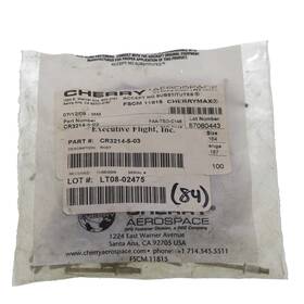 Cr3214-5-03 Textron Cherry New Aerospace Cherrymax Rivet P/n - Bag Of 84