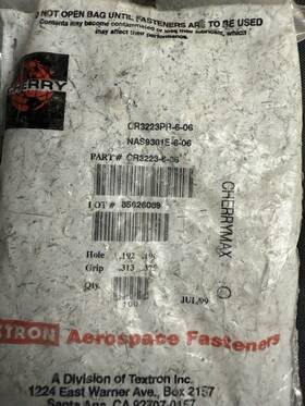 Cr3223-6-06 Textron Rivets And Fasteners