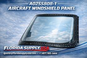 A02ss808-1 The Boeing Company Oem Aircraft Windshield Panel - Ar/as Is Condition