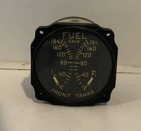 Ea124-10 The Liquidometer Corp. Vintage Fuel Quantity Gauge