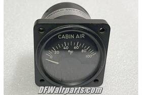 27-82135-3 Thomas A. Edison Inc. 33204 Swearingen Aircraft Cabin Air Temperature Indicator 27-82135-3 Thomas A. Edison Inc. 33204 Swearingen Aircraft Cabin Air Temperature Indicator