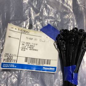 Ty535mx Thomas & Betts And Ty-rap Cable Tie 100 Each P/n New Open Bag