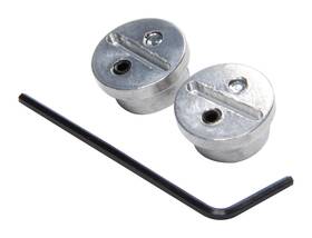Tip4900 Ti22 Performance Helmet Tear Off Post - Locking Set Screw Aluminum Natural Kit