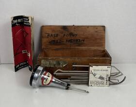49203464314 Time-rite Aircraft Piston Position Indicator With Case 49203464314 Time-rite Aircraft Piston Position Indicator With Case