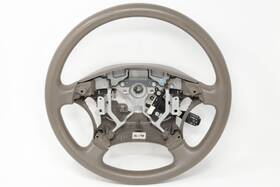 4510028340e0 Toyota 2004-2007 Highlander Steering Wheel Lh Driver With Cruise Control Oem Tan