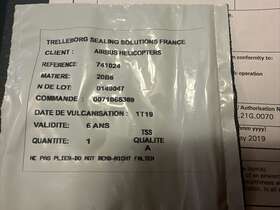 86197 Trelleborg Sealing Solutions Oring New Easa Airbus France 86197 Trelleborg Sealing Solutions Oring New Easa Airbus France