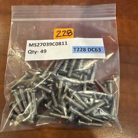 Ms27039c0811 Tristar Quantity- 49 New. T228 Dc63