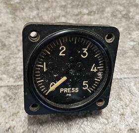2343-aw-17 U.s. Gauge Aw-17/8-17-cz6 Gage Hydraulic Pressure Vintage Aircraft Airplane 2343-aw-17/8-17-cz6