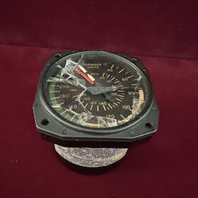 Aw2829ae01 U.s. Gauge 1975 Us Max Allowable Airspeed Indicator 40-260 Knots Mph Core