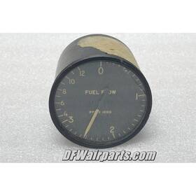 U.s. Gauge Sr-308a Vietnam War Warbird Bomber Aircraft Fuel Flow Indicator