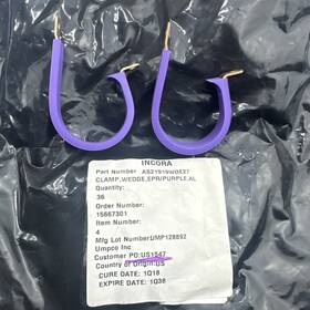 Umpco As21919wde27 Loop Clamp 1.688 Inch Nom Bundle Diameter Alum With Epr