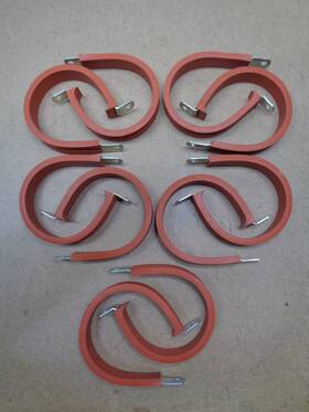 Ms21919wh33 Umpco Aircraft Hose Clamps Set Of 10 Each New