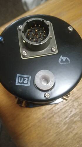 6533-1-h130 United Instruments Piper 548-843 Man Press Fuel Flow Indicator Gauge