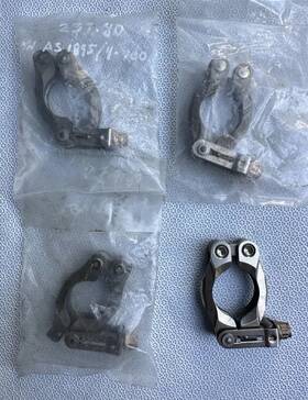 1025-100 Voss Lot Of 4 Coupling As 1895/4-100 Aerospace Clamp Vr
