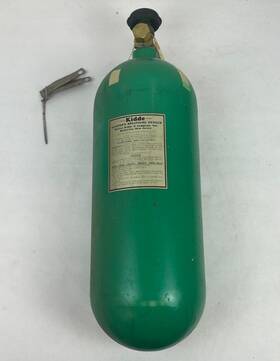 3aa1800 Walter Kidde 923748 Aviators Breathing Oxygen Cylinder Steel Tank 1960 Rcaf Nos