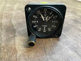 22222-s-et-12 Waltham 8 Day Mechanical Aircraft Clock Pn Msms28020l1