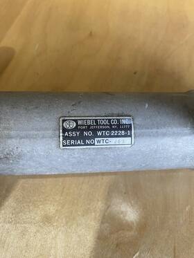 Pa-42-1000 Weibel Wtc2228-1 Main Landing Gear Actuator As Removed
