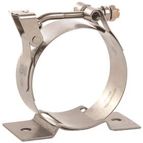 Tc250-100 Weldon Pump Llc Fuel Mount Band Clamp Stainless Steel Natural 2.5