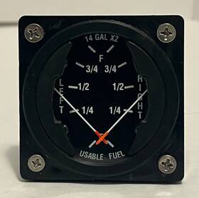 2da4-56 Westach 14gal Sn1112 06/03/10 Aircraft Avionics Fuel Level Gauge Used