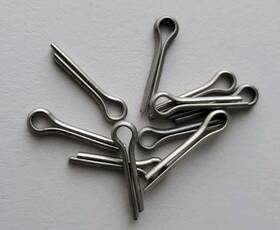Ms24665-298 Western Wire 10 3/32 X 1/2 Stainless Steel Cotter Pin An381-3-8 Ms2465-298
