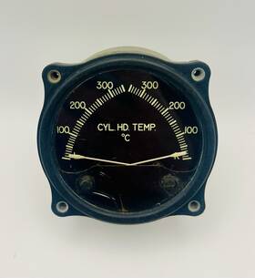 102319 Weston Cylinder Head Temperature Indicator Gauge Dual Engine P/n