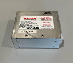 01-0770168-01 Whelen Engineering Power Supply Model A1610tsc Piper P/n 481-228 Rev L
