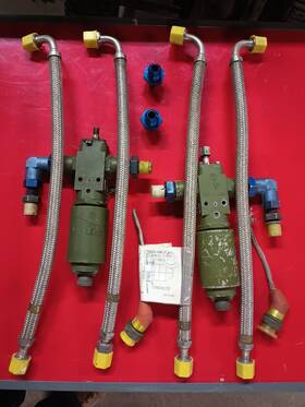 101833 Whittaker Pair Normally Closed Dump Valve Lowrider Hydraulic Military Surplus