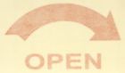 Wicks Aircraft Open Decal With Arrow Counter Clock Wise Oaccw