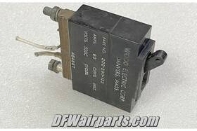302-290-102 Wood Electric 454-667 Pa-23 Piper Aztec 90a Toggle Circuit Breaker