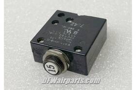 435-215-103 Wood Electric 454-670 15a Aircraft Circuit Breaker