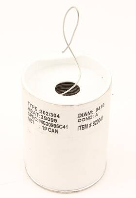 820041 Xrp 1 Lb 041 Thick Stainless Safety Wire