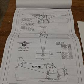 7-11008 Zenith Ch 701 Experimental Aircraft Plans With Cd Photo Assembly Guide