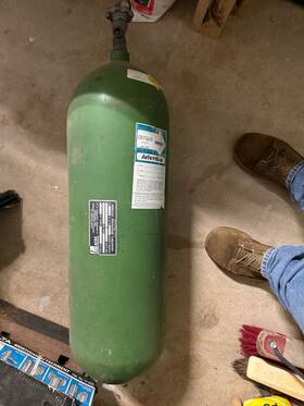 Zo-268-111-6 Zep Aero Aircraft Oxygen Bottle Steel Part Number