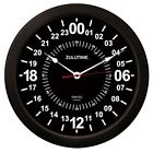 Zt24hr10-b Trintec Hour Military Time Swl Zulu Wall Clock 812733004725