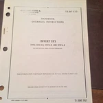 Bendix Inverter 12117-2-B, 12117-5-B & 12117-6-B Overhaul Manual. Fixed Price $73.52.