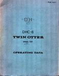 De Havilland Canada DHC-6 Twin Otter (series 300) Operating Data (1971) Psm 1-63. Fixed Price $84.96.