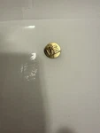 Us Military Insignia Gold Tone Collar Pin. Fixed Price $7.34.