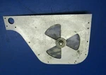 Mooney M20G Overhead Vent Plate & Deflector P/n 640198-023 (0921-341). Fixed Price $89.00.