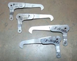 Cessna 310 Main Gear Uplock Hooks, New Unused Set Of 4, 0841141-7, 0841141-8. Fixed Price $230.00.
