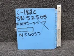0752000-56 Cessna 182C Engine Cowling Oil Access Door (colored) (broken Hinge). Fixed Price $196.00.