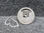 516-001 Shaw Aero Fuel Cap With Chain Assembly. Fixed Price $140.00.