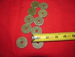 Lot 5 2 Oz Lead Wheel Prop Balance Weights Goodyear 1/4" Dia Hole. Fixed Price $17.50.