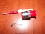 Amphenol Connector With Pins And Tool M83723-75R08037. Fixed Price $39.99.