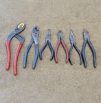 Pro America Side Cut Snips Cannon Plug Needle Nose Plier Set 8010 7008 5012 5006. Fixed Price $47.22.